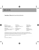 Preview for 33 page of Belkin TuneBase Direct Quick Start Manual