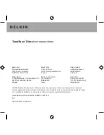 Preview for 41 page of Belkin TuneBase Direct Quick Start Manual