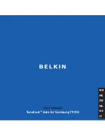 Belkin TuneCast User Manual предпросмотр