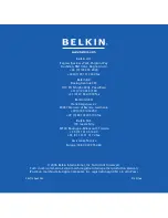 Предварительный просмотр 62 страницы Belkin TuneCast User Manual