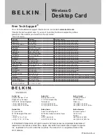 Preview for 42 page of Belkin Wireless G F5D7000 User Manual