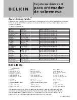 Preview for 210 page of Belkin Wireless G F5D7000 User Manual