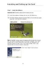 Предварительный просмотр 11 страницы Belkin Wireless Gplus Notebook Card User Manual