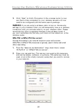 Предварительный просмотр 25 страницы Belkin Wireless Gplus Notebook Card User Manual