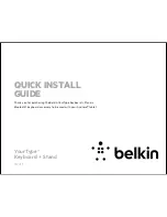 Preview for 1 page of Belkin YourType Quick Install Manual