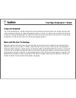 Preview for 8 page of Belkin YourType Quick Install Manual