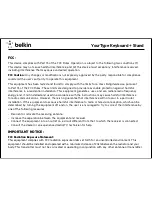 Preview for 10 page of Belkin YourType Quick Install Manual