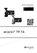 Bell and Gossett ecocirc 19-16 Instruction Manual preview