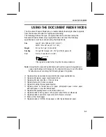 Preview for 34 page of Bell and Howell 500 FB Operator'S Manual