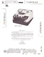 Bell and Howell 785 Manual preview