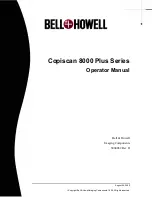 Bell and Howell Copiscan 8000 Plus Series Operator'S Manual preview