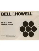 Preview for 13 page of Bell and Howell RC55 Operating Instructions Manual