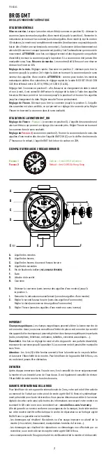 Предварительный просмотр 2 страницы Bell & Ross BR 05 GMT Quick Start Manual