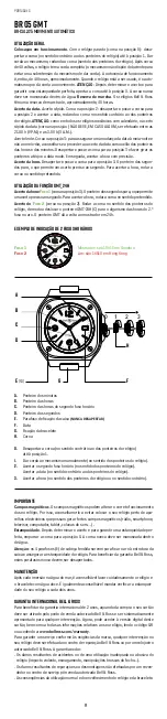 Предварительный просмотр 8 страницы Bell & Ross BR 05 GMT Quick Start Manual