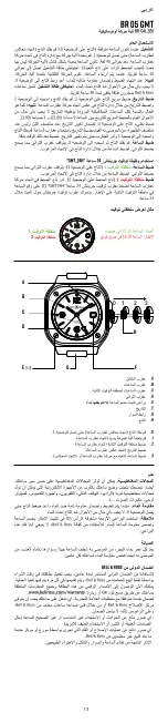 Предварительный просмотр 13 страницы Bell & Ross BR 05 GMT Quick Start Manual