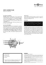 Предварительный просмотр 2 страницы Bell & Ross WW1 argentium Technical Notes