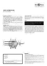 Предварительный просмотр 3 страницы Bell & Ross WW1 argentium Technical Notes