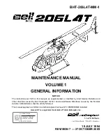 BELL HELICOPTER 206L4T Maintenance Manual предпросмотр