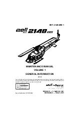 BELL HELICOPTER 214B Series Maintenance Manual предпросмотр