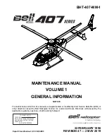 Предварительный просмотр 1 страницы BELL HELICOPTER 407 Series Maintenance Manual