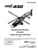 Preview for 1 page of BELL HELICOPTER 430 Maintenance Manual