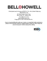 Предварительный просмотр 19 страницы BELL+HOWELL BHDC1A User Manual