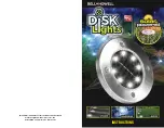 BELL+HOWELL DISK LIGHTS Instructions preview