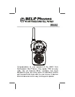 Bell Phones 99161 User Manual preview