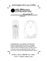 Bell Phones Excursion 36240 Owner'S Manual preview