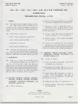 Preview for 1 page of Bell System Practices 1630 Series Manual