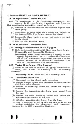 Preview for 2 page of Bell System Practices 28 Disassembly And Reassembly