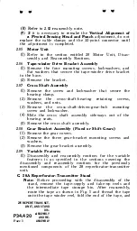 Предварительный просмотр 3 страницы Bell System Practices 28 Disassembly And Reassembly