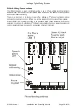 Предварительный просмотр 32 страницы Bell System bellagio Installation & Operation Manual