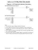 Предварительный просмотр 39 страницы Bell System bellissimo Installation & Operation Manual