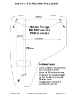 Предварительный просмотр 43 страницы Bell System bellissimo Installation & Operation Manual