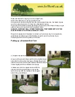 Preview for 1 page of Bell Tent Standard Manual