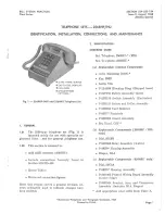 Предварительный просмотр 1 страницы Bell 2568HP Identification, Installation, Connections, And Maintenance