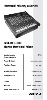 Preview for 3 page of Bell B10.600 Owner'S Manual