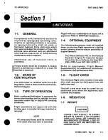 Preview for 11 page of Bell BHT-206L3-FM-1 LongRanger-III Flight Manual