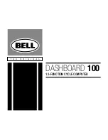 Предварительный просмотр 1 страницы Bell Dashboard 100 User Manual