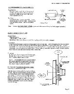 Preview for 9 page of Bell DATASPEED 40 Adjustments And Lubrication