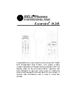 Preview for 1 page of Bell Excursion 36248 Instructions Manual