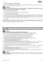 Preview for 23 page of Bell STS T10 E Use And Maintenance Manual