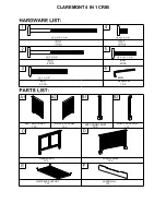 Предварительный просмотр 4 страницы Bella D'Este CLAREMONT 4 IN 1 CRIB 0315S00GR Instruction Booklet