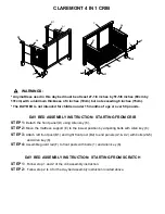 Предварительный просмотр 8 страницы Bella D'Este CLAREMONT 4 IN 1 CRIB 0315S00GR Instruction Booklet