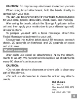 Preview for 4 page of BELLA LEEZA Micro Dermabrasion System Operation Manual