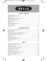 Preview for 2 page of Bella 13401 Instruction Manual & Recipe Manual