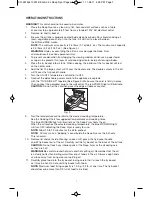 Preview for 8 page of Bella 13401 Instruction Manual & Recipe Manual