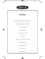 Preview for 30 page of Bella 13585 Instruction Manual