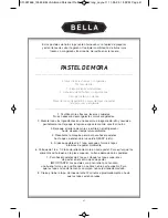 Preview for 42 page of Bella 13585 Instruction Manual